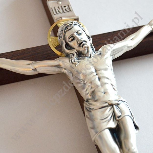 KRZYŻ NA ŚCIANĘ - wys. 36 cm - 4189