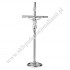 KRZYŻ METALOWY STOJĄCY - wys. 16 cm - 3856