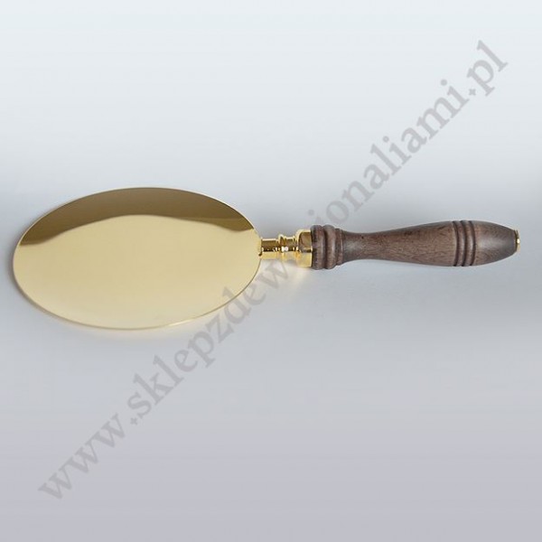 PATENA Z RĄCZKĄ DREWNIANĄ 0560