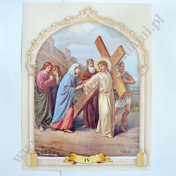 STACJE DROGI KRZYŻOWEJ - komplet 34 x 44 cm - 2889
