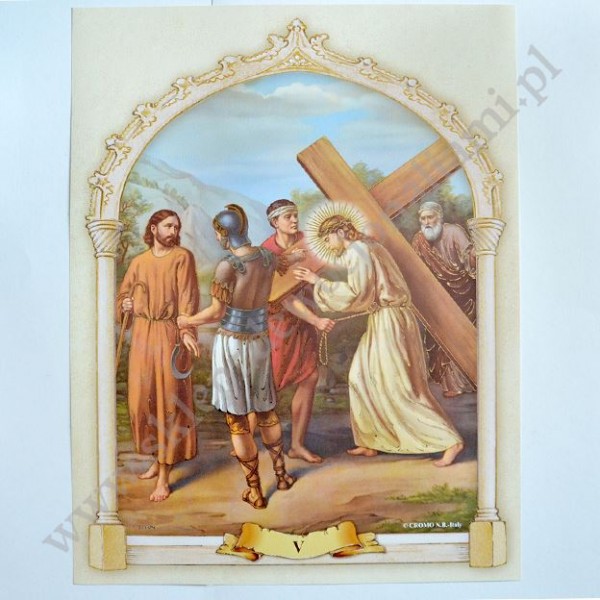 STACJE DROGI KRZYŻOWEJ - komplet 34 x 44 cm - 2889