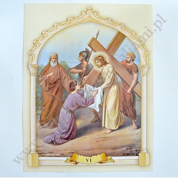 STACJE DROGI KRZYŻOWEJ - komplet 34 x 44 cm - 2889
