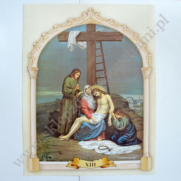 STACJE DROGI KRZYŻOWEJ - komplet 34 x 44 cm - 2889