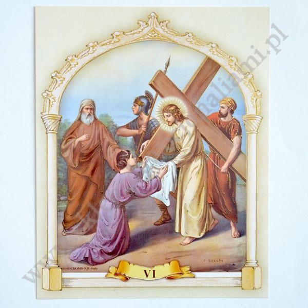 STACJE DROGI KRZYŻOWEJ - komplet 20 x 25 cm - 9436