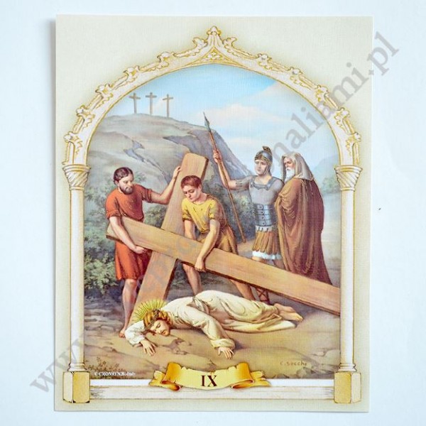 STACJE DROGI KRZYŻOWEJ - komplet 20 x 25 cm - 9436
