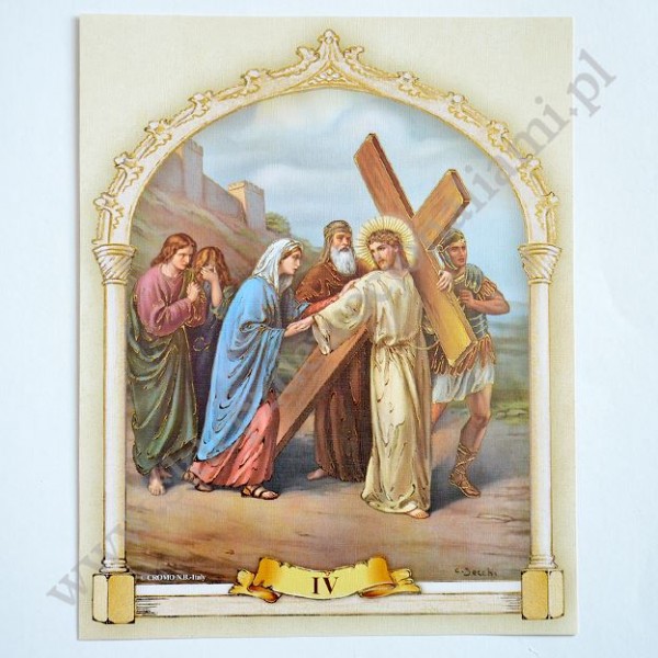 STACJE DROGI KRZYŻOWEJ - komplet 20 x 25 cm - 9436