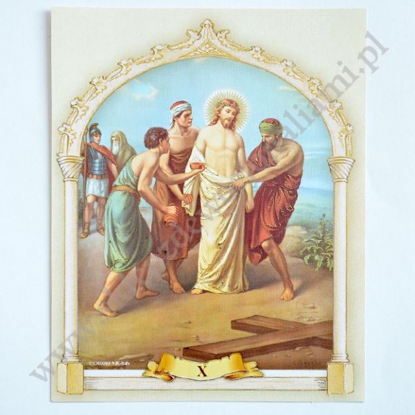 STACJE DROGI KRZYŻOWEJ - komplet 20 x 25 cm - 9436