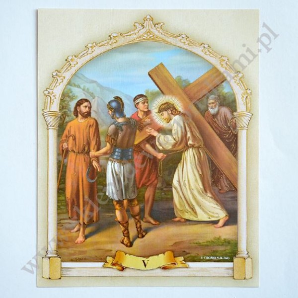 STACJE DROGI KRZYŻOWEJ - komplet 20 x 25 cm - 9436