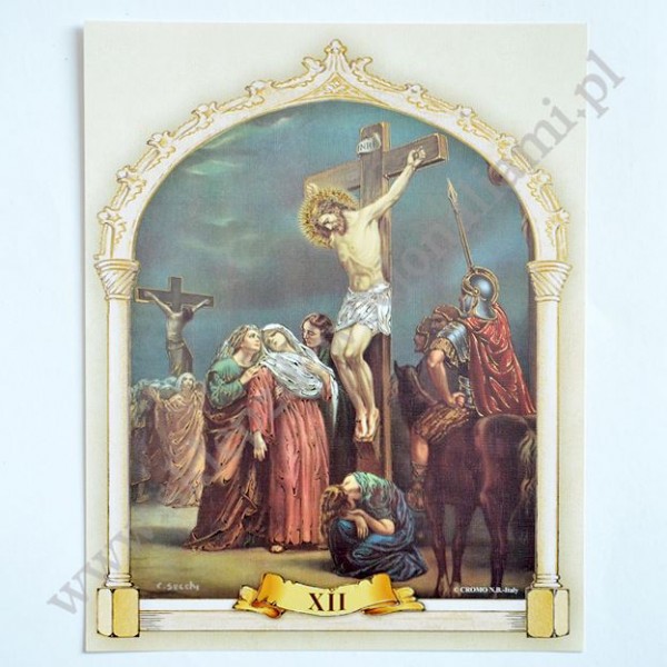 STACJE DROGI KRZYŻOWEJ - komplet 20 x 25 cm - 9436