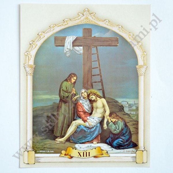 STACJE DROGI KRZYŻOWEJ - komplet 20 x 25 cm - 9436