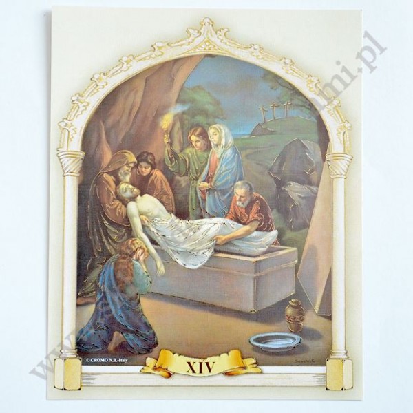 STACJE DROGI KRZYŻOWEJ - komplet 20 x 25 cm - 9436