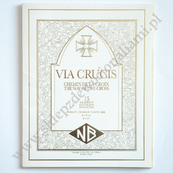STACJE DROGI KRZYŻOWEJ - komplet 20 x 25 cm - 9436