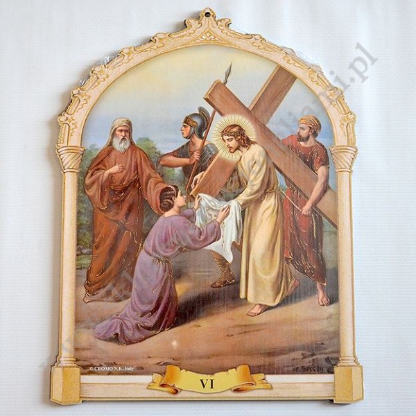 STACJE DROGI KRZYŻOWEJ - komplet 32 x 42 cm- 0317