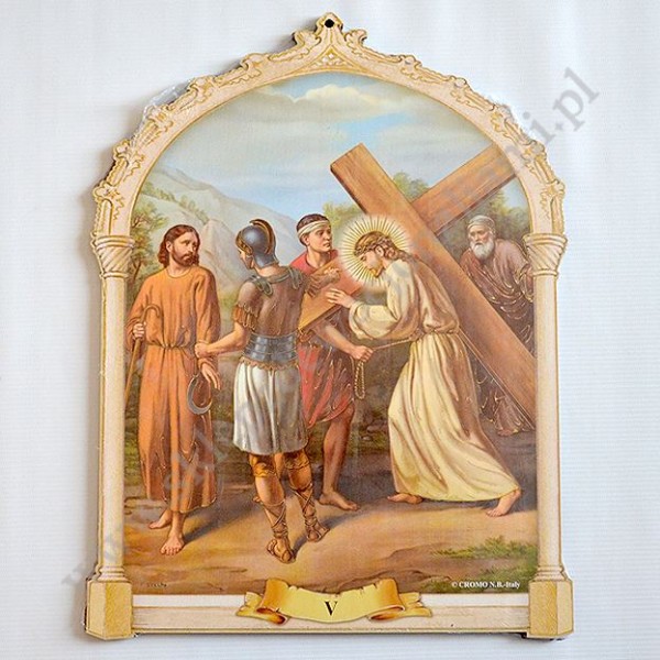 STACJE DROGI KRZYŻOWEJ - komplet 32 x 42 cm- 0317