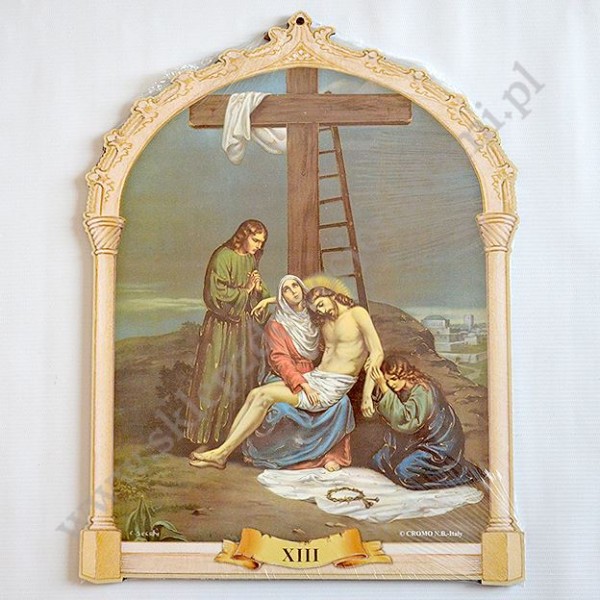 STACJE DROGI KRZYŻOWEJ - komplet 32 x 42 cm- 0317