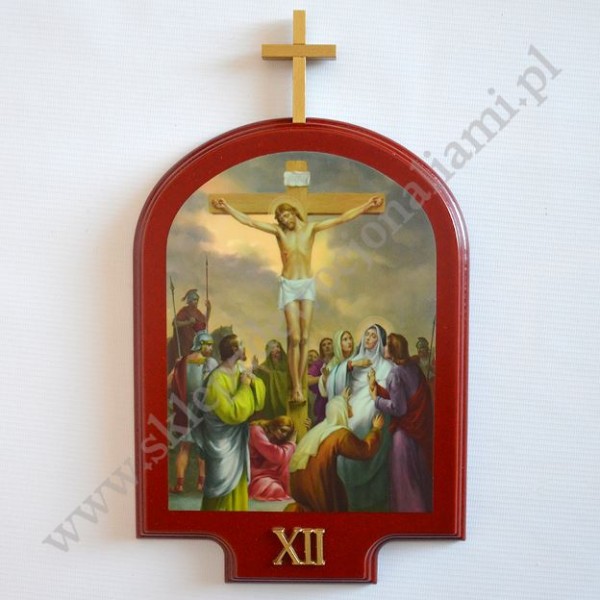 STACJE DROGI KRZYŻOWEJ - wys.32 cm - KOMPLET