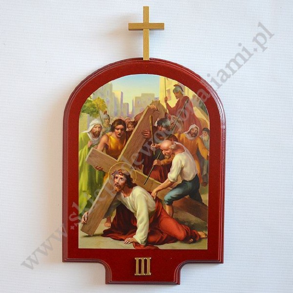 STACJE DROGI KRZYŻOWEJ - wys.39 cm - KOMPLET