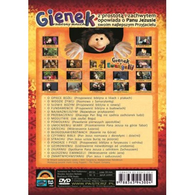 GIENEK O EWANGELII - FILMY DLA DZIECI - DVD - 2945