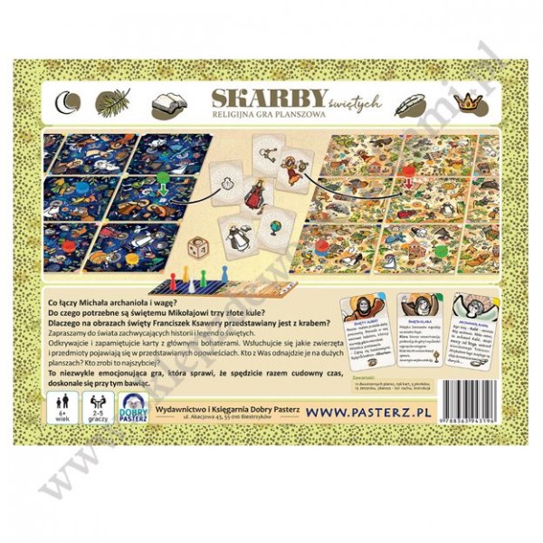 SKARBY ŚWIĘTYCH - GRA PLANSZOWA - 4744