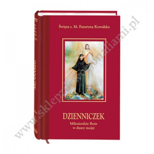 DZIENNICZEK. MIŁOSIERDZIE BOŻE W DUSZY MOJEJ - mały, twardy, lux