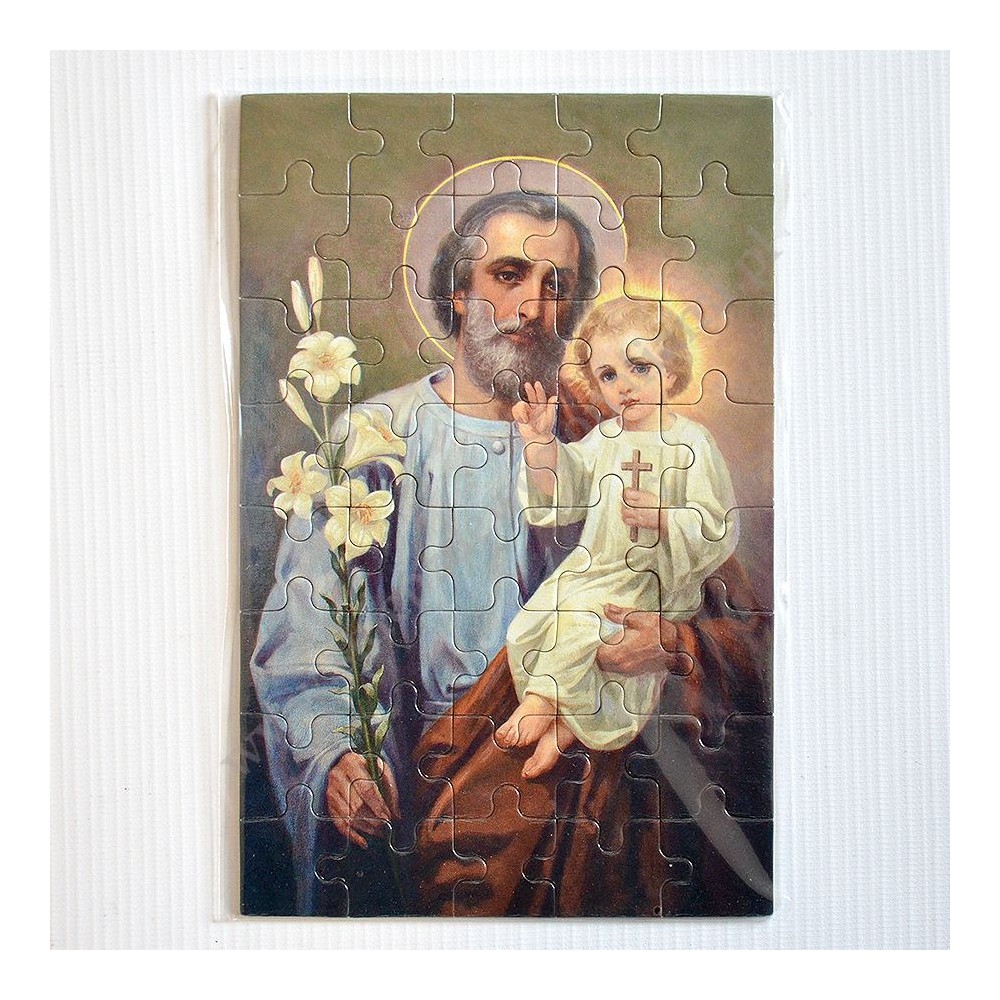 ŚWIĘTY JÓZEF - puzzle 13 x 20 cm - 40 elementów - 89706