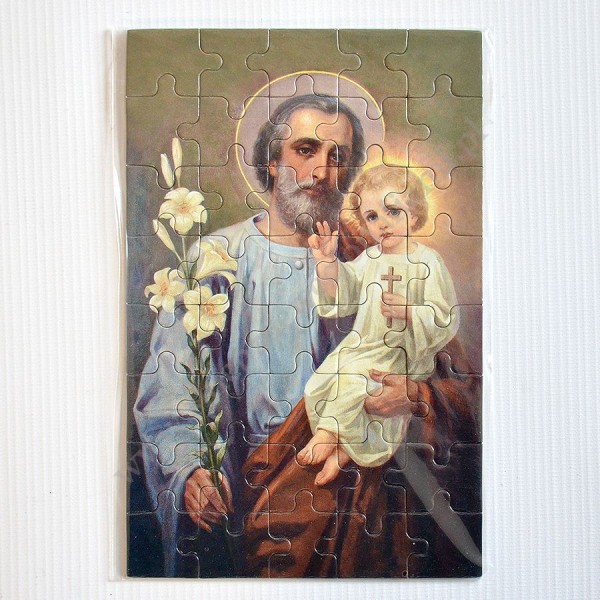 ŚWIĘTY JÓZEF - puzzle 13 x 20 cm - 40 elementów - 89706