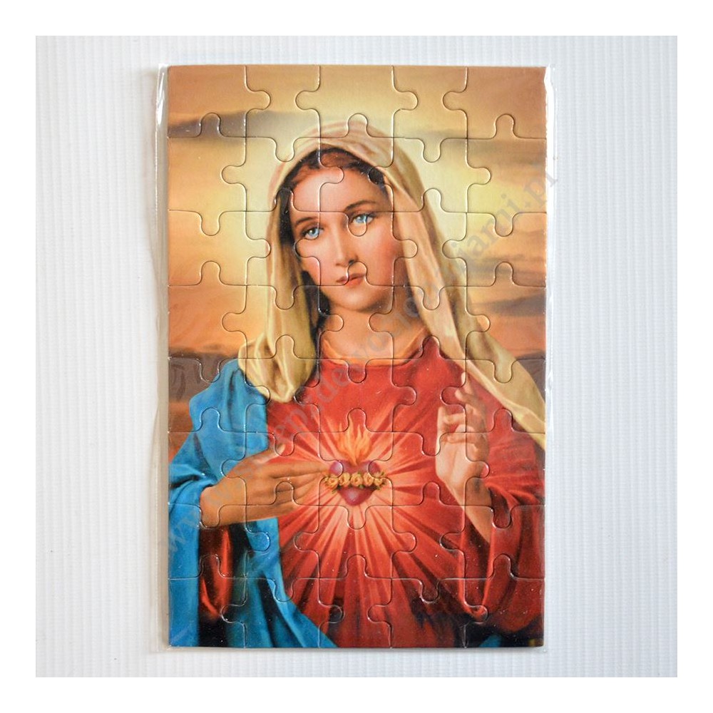 SERCE MATKI BOŻEJ - puzzle 13 x 20 cm - 40 elementów - 89698