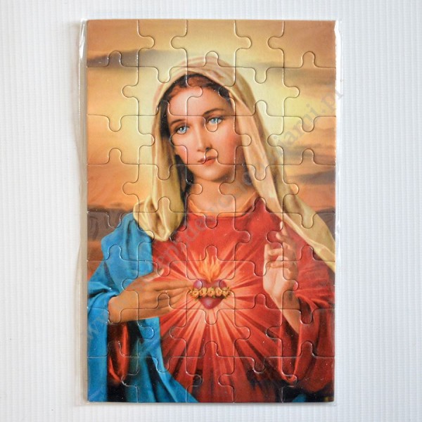 SERCE MATKI BOŻEJ - puzzle 13 x 20 cm - 40 elementów - 89698