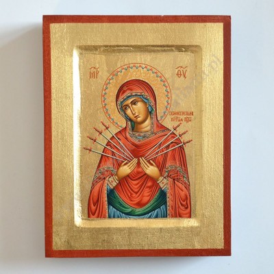 SIEDEM MIECZY BOLEŚCI MATKI BOŻEJ - ikona 14 x 18 cm - 83528