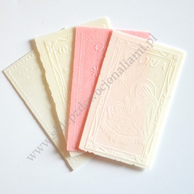 OPŁATKI WIGILIJNE - KOMPLET 3 MAŁE+1 KOLOR - FOLIJKA - 600 KPL.