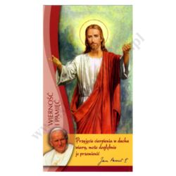 PAN JEZUS - SAKRAMENT NAMASZCZENIA CHORYCH - obrazek 7 x 13 cm - paczka 100 szt. - 71787