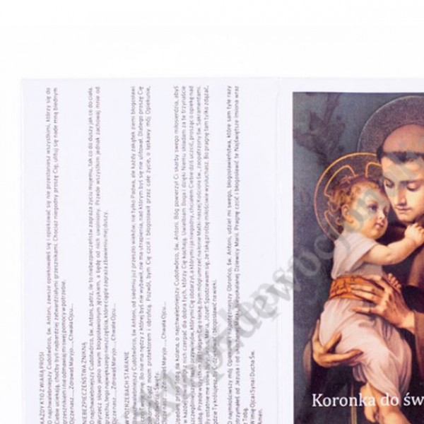 KORONKA DO ŚW. ANTONIEGO - 75647