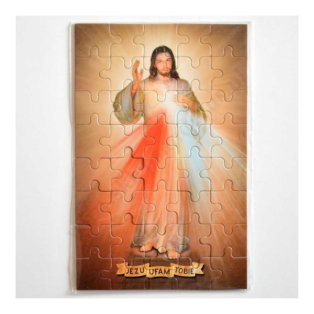 JEZU UFAM TOBIE - PUZZLE 13 x 20 cm - 40 ELEMENTÓW - 71354