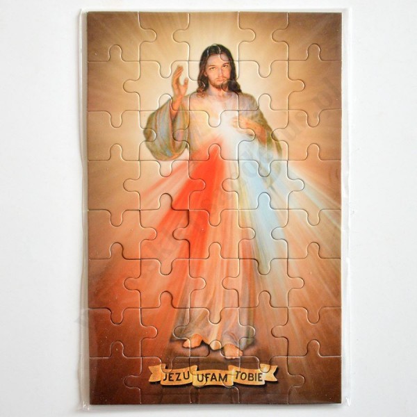 JEZU UFAM TOBIE - PUZZLE 13 x 20 cm - 40 ELEMENTÓW - 71354