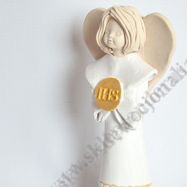 ANIOŁ CHŁOPIEC KOMUNIJNY - wys. 20.5 cm - 88734