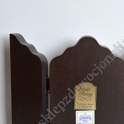 MATKA BOŻA CZĘSTOCHOWSKA - drewniany tryptyk - 89563