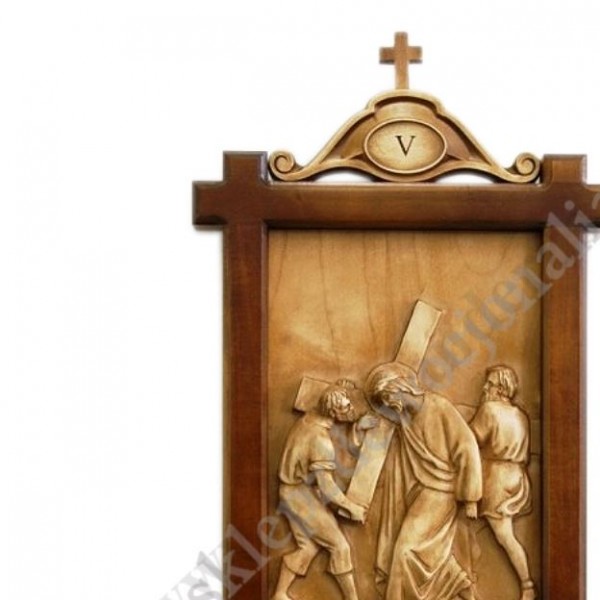 STACJE DROGI KRZYŻOWEJ - wys. 51 cm - KOMPLET