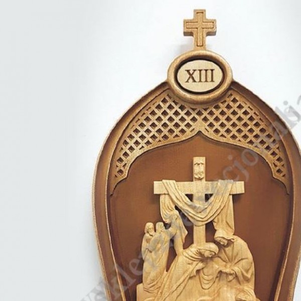 STACJE DROGI KRZYŻOWEJ - wys.42 cm - KOMPLET