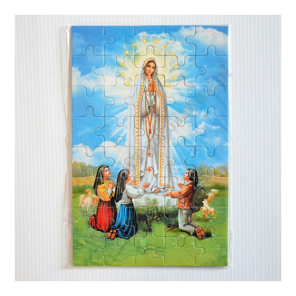 MATKA BOŻA FATIMSKA - PUZZLE 13 X 20 CM - 40 ELEMENTÓW - 89702