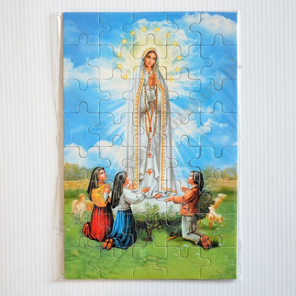 MATKA BOŻA FATIMSKA - PUZZLE 13 X 20 CM - 40 ELEMENTÓW - 89702