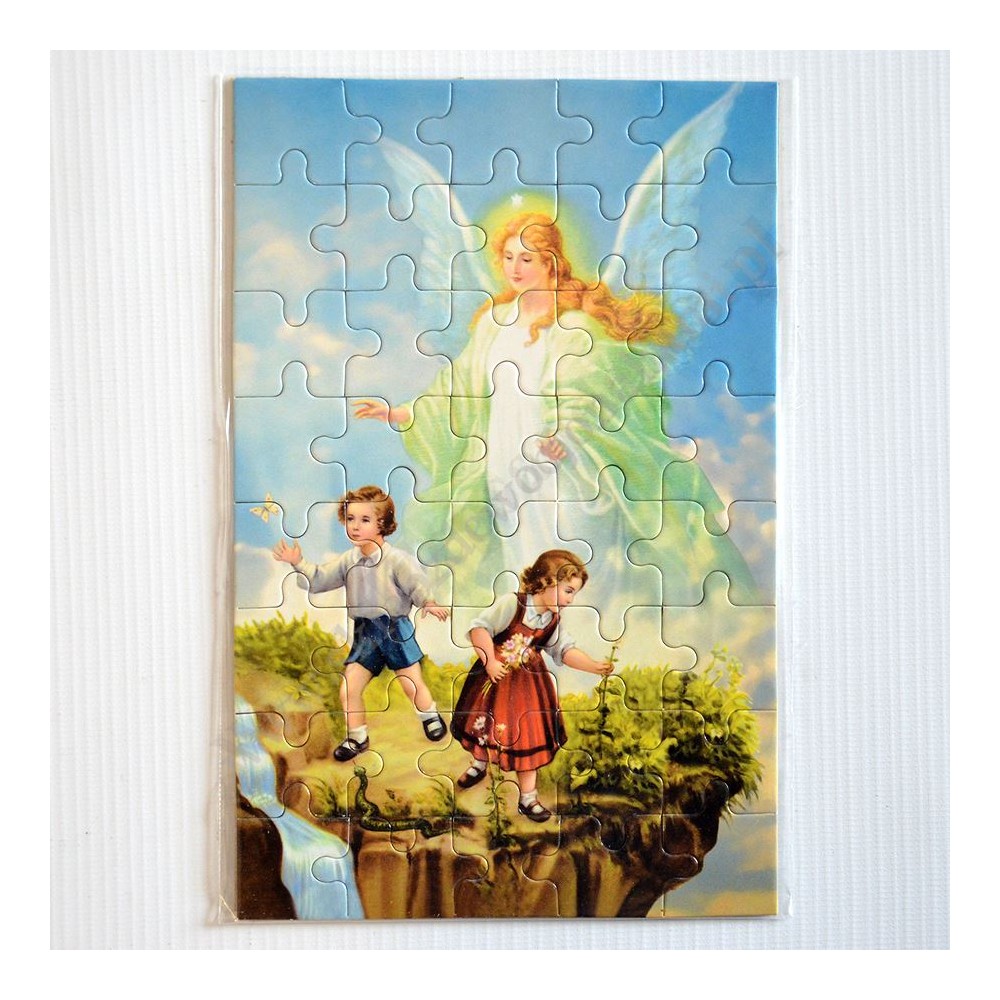 ANIOŁ STRÓŻ - PUZZLE 13 X 20 CM - 40 ELEMENTÓW - 89703