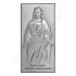 SERCE PANA JEZUSA - OBRAZEK SREBRNY 18 x 36 cm - 6672S/5