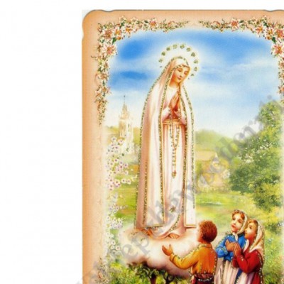 MATKA BOŻA FATIMSKA - obrazek 6.5 x 11 cm - paczka 100 szt. - 30158