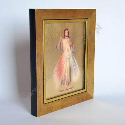 JEZU UFAM TOBIE - obraz 18 x 22 cm - 89466