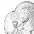 JEZUS EUCHARYSTYCZNY - OBRAZEK SREBRNY - 81124/1L