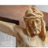 KRZYŻ Z DREWNIANYM KORPUSEM CHRYSTUSA - wysokość 174 cm