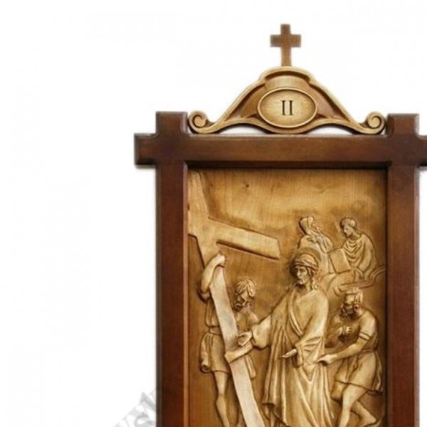 STACJE DROGI KRZYŻOWEJ - wys. 75 cm - KOMPLET