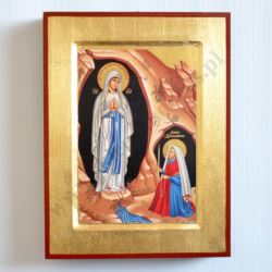 ŚWIĘTA BERNADAETTA - ikona 18 x 23.5 cm - 79482