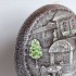 ŚWIECA DYSK ZAPACHOWY - ZAPACH KAWA - średnica 13.5 cm - 66731
