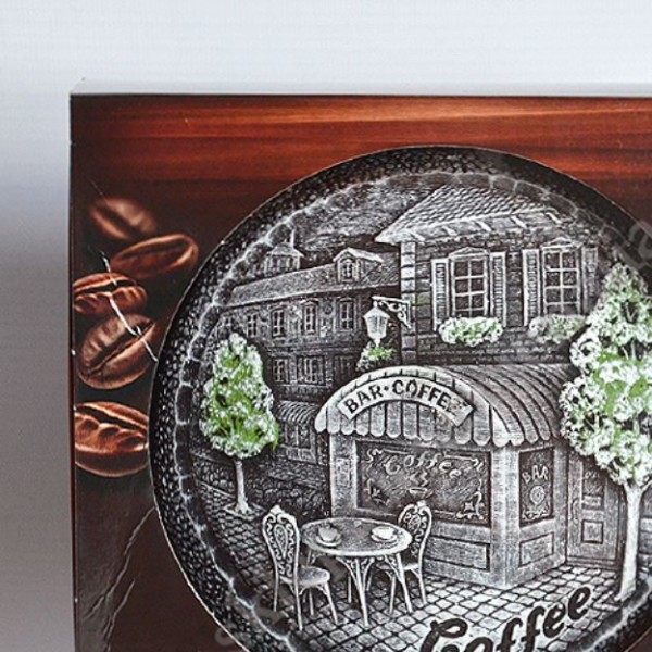 ŚWIECA DYSK ZAPACHOWY - ZAPACH KAWA - średnica 13.5 cm - 66731